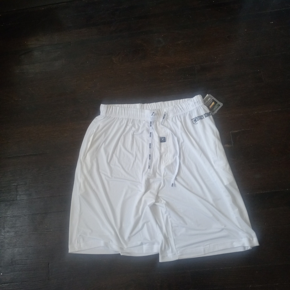 Stacy Adams Moisture Wicking Lounge Pants Color White Mens Size XL Indoor Cozy.